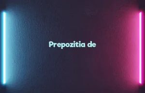 prepozitia de