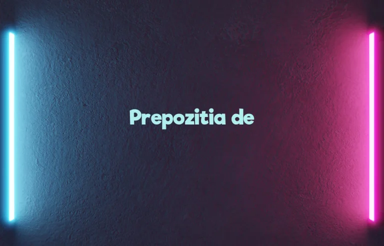 prepozitia de