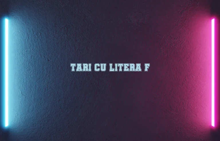 tari cu litera f