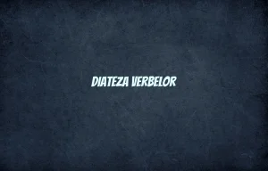 diateza verbelor