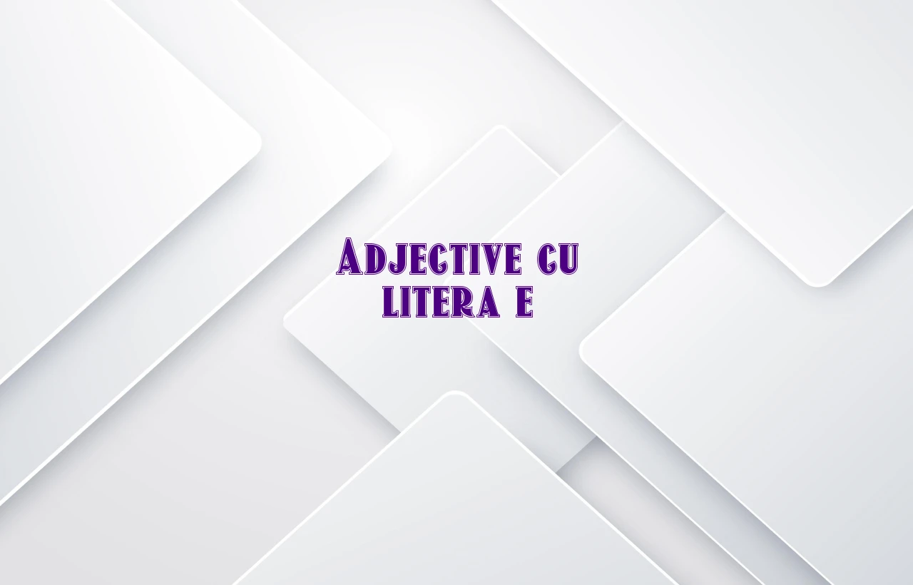 adjective cu e