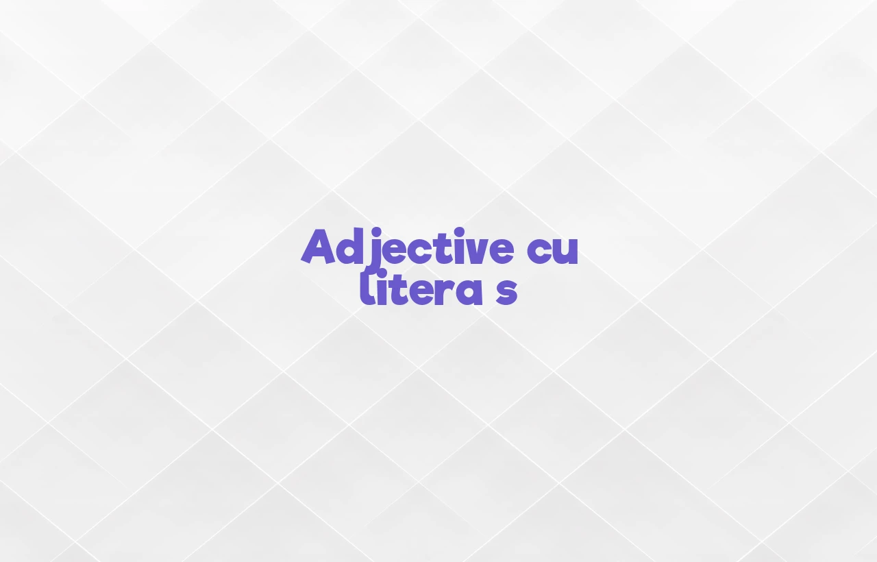 adjective cu s