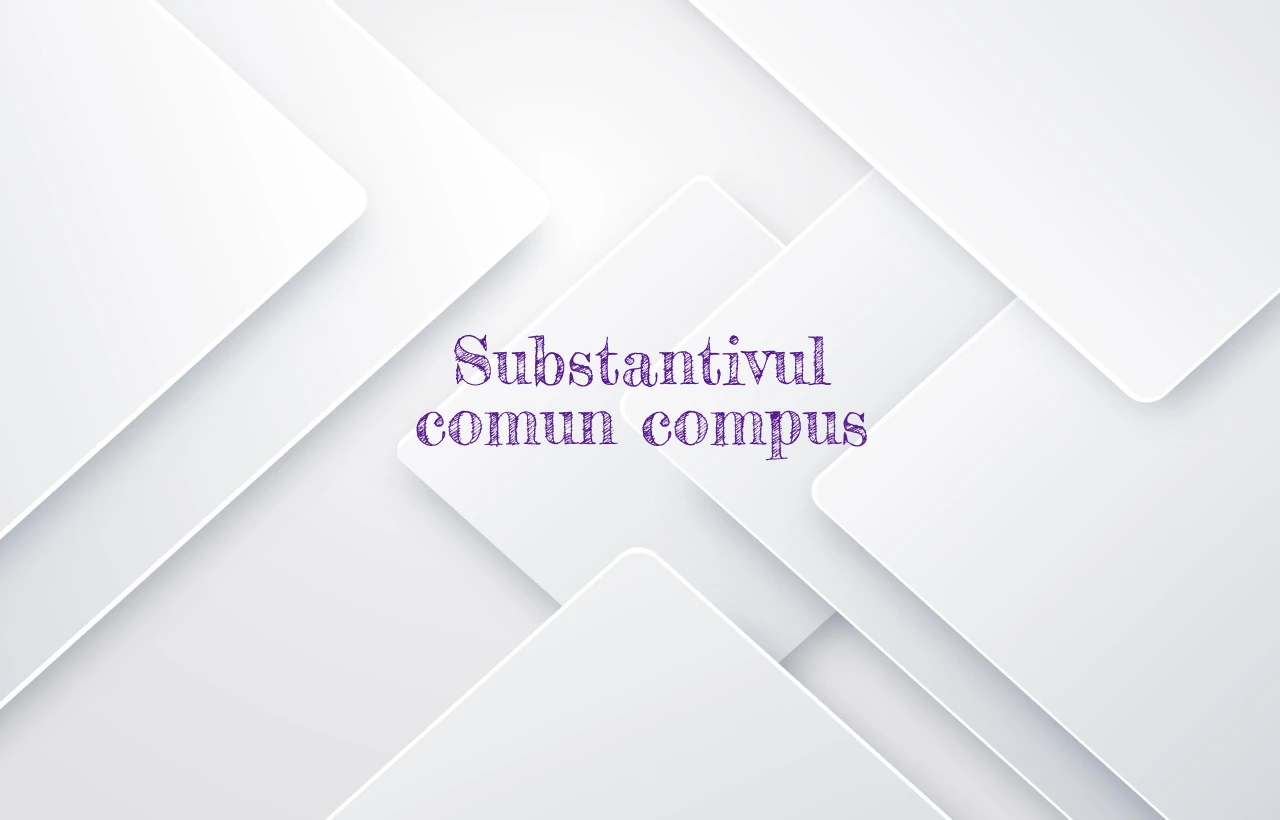 substantiv comun compus