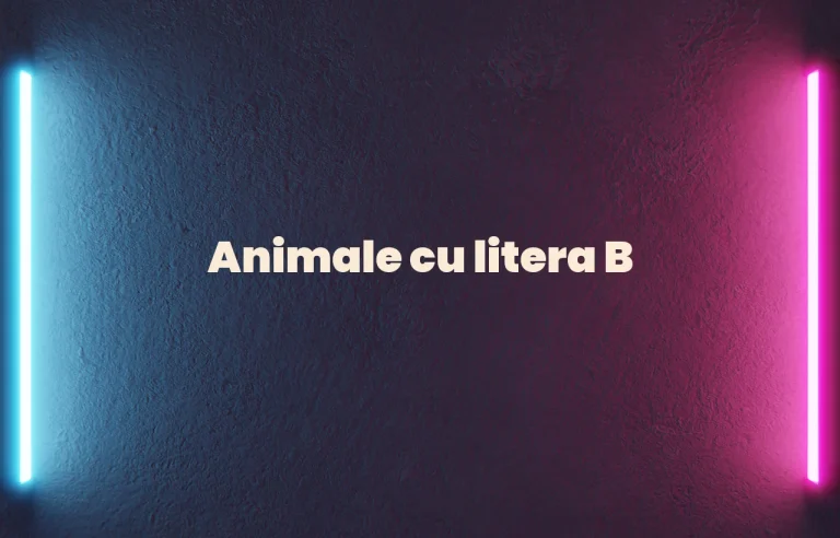 animale cu litera b