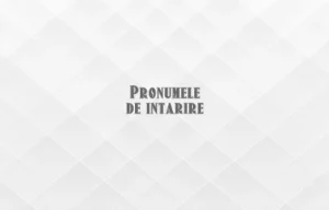 pronumele de intarire