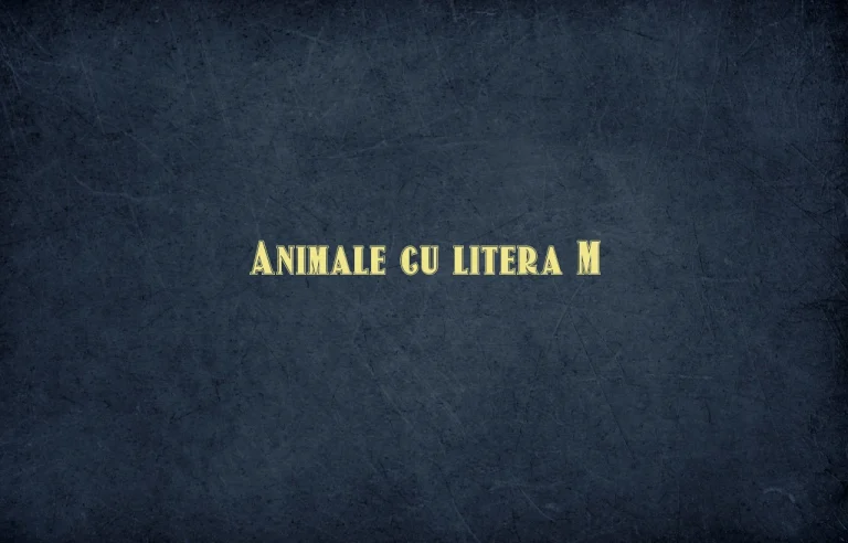 animale cu litera m
