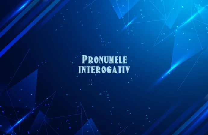 Pronumele interogativ