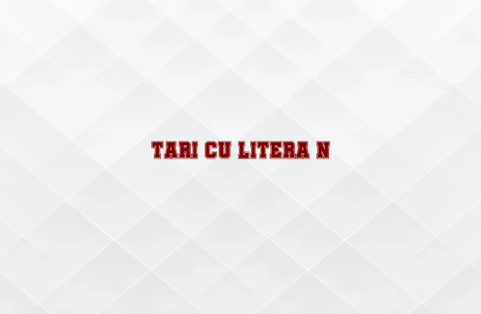 Tari cu litera N