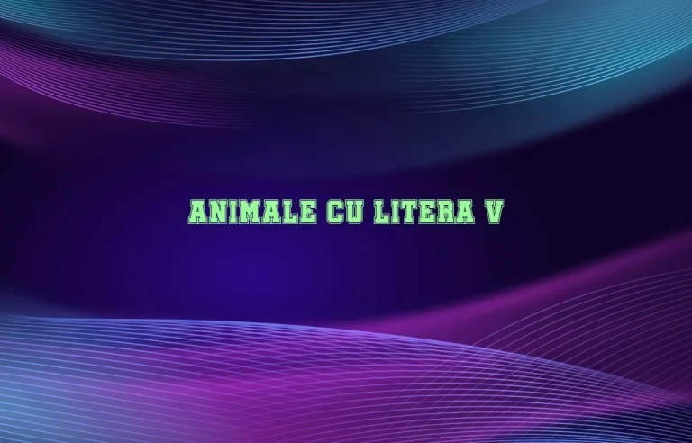 animale cu litera v