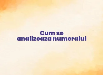 Cum se analizeaza numeralul