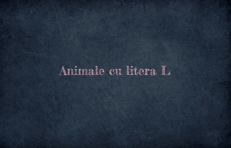 animale cu litera l