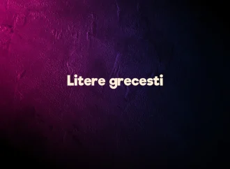 Litere grecesti